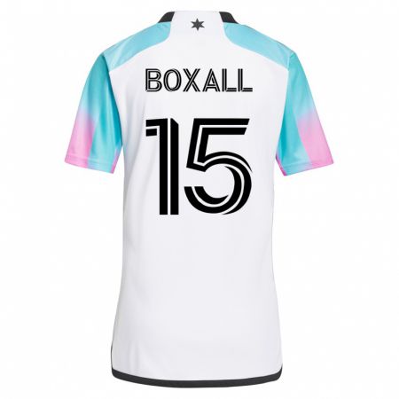 Kandiny Damen Michael Boxall #15 Weiß Auswärtstrikot Trikot 2023/24 T-Shirt