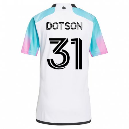 Kandiny Damen Hassani Dotson #31 Weiß Auswärtstrikot Trikot 2023/24 T-Shirt