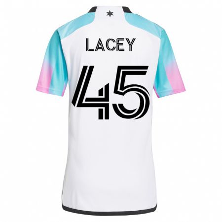 Kandiny Damen Kameron Lacey #45 Weiß Auswärtstrikot Trikot 2023/24 T-Shirt