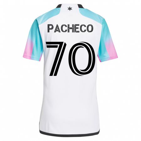 Kandiny Damen Diogo Pacheco #70 Weiß Auswärtstrikot Trikot 2023/24 T-Shirt