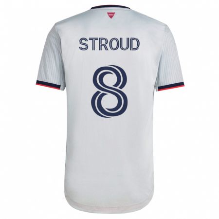 Kandiny Damen Jared Stroud #8 Weiß Auswärtstrikot Trikot 2023/24 T-Shirt