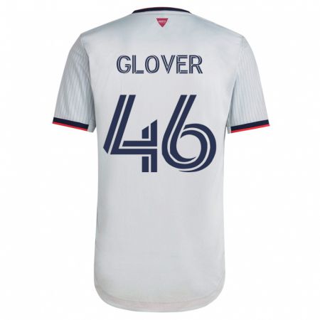Kandiny Damen Caden Glover #46 Weiß Auswärtstrikot Trikot 2023/24 T-Shirt