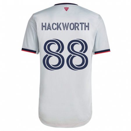 Kandiny Damen Larsen Hackworth #88 Weiß Auswärtstrikot Trikot 2023/24 T-Shirt