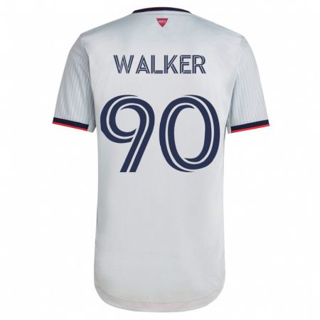 Kandiny Damen Eric Walker #90 Weiß Auswärtstrikot Trikot 2023/24 T-Shirt