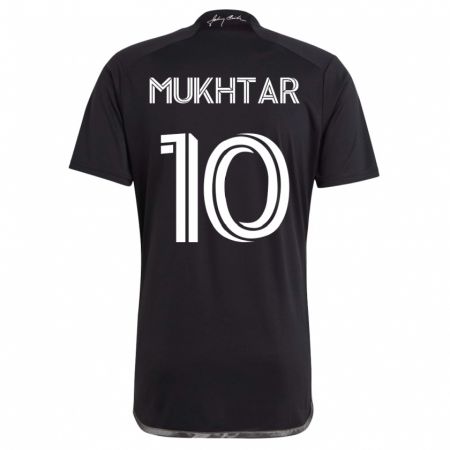 Kandiny Damen Hany Mukhtar #10 Schwarz Auswärtstrikot Trikot 2023/24 T-Shirt