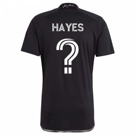 Kandiny Damen Braxton Hayes #0 Schwarz Auswärtstrikot Trikot 2023/24 T-Shirt