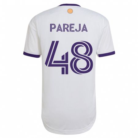 Kandiny Damen Diego Pareja #48 Weiß Auswärtstrikot Trikot 2023/24 T-Shirt