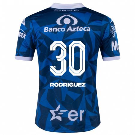 Kandiny Damen Jesús Rodríguez #30 Blau Auswärtstrikot Trikot 2023/24 T-Shirt