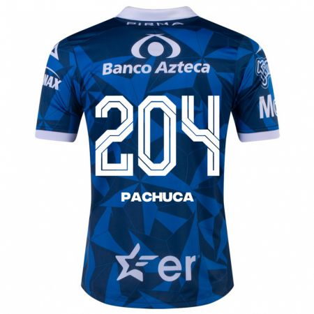 Kandiny Damen José Pachuca #204 Blau Auswärtstrikot Trikot 2023/24 T-Shirt
