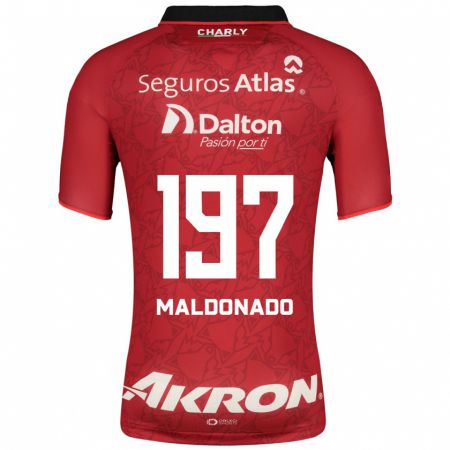 Kandiny Damen Leonardo Pérez Maldonado #197 Rot Auswärtstrikot Trikot 2023/24 T-Shirt