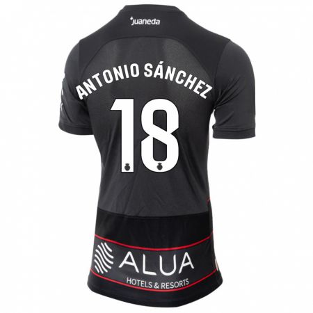 Kandiny Damen Antonio Sánchez #18 Schwarz Auswärtstrikot Trikot 2023/24 T-Shirt