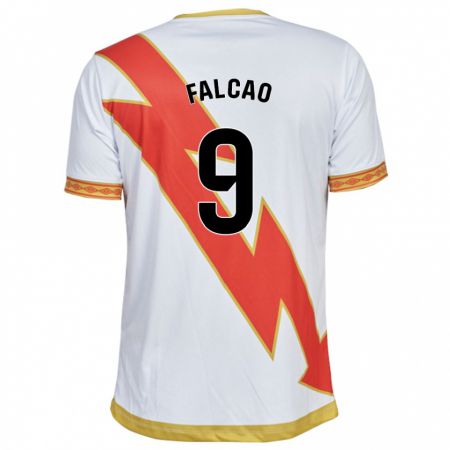 Kandiny Kinder Radamel Falcao #9 Weiß Heimtrikot Trikot 2023/24 T-Shirt