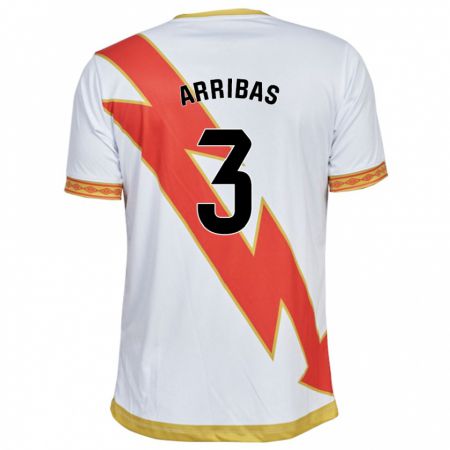 Kandiny Kinder Sergio Arribas #3 Weiß Heimtrikot Trikot 2023/24 T-Shirt