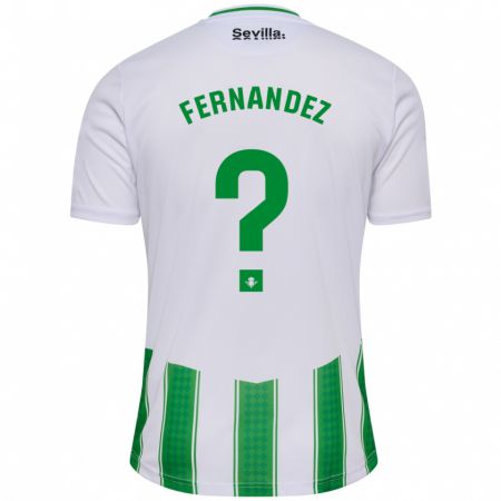 Kandiny Kinder Marcos Fernández #0 Weiß Heimtrikot Trikot 2023/24 T-Shirt