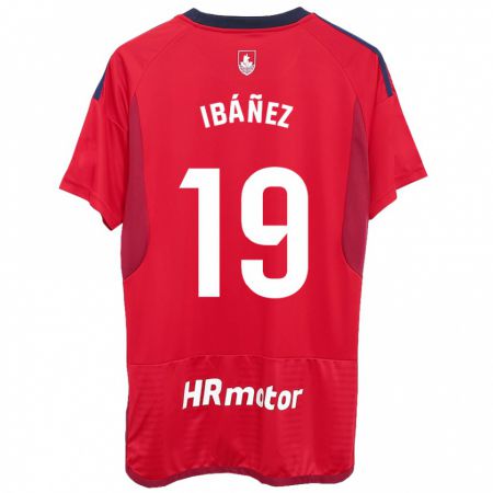 Kandiny Kinder Pablo Ibáñez #19 Rot Heimtrikot Trikot 2023/24 T-Shirt
