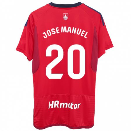 Kandiny Kinder José Manuel Arnáiz #20 Rot Heimtrikot Trikot 2023/24 T-Shirt