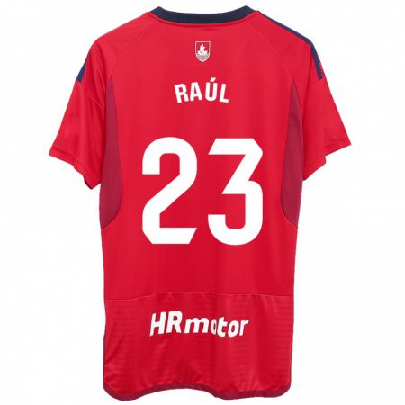 Kandiny Kinder Raúl García #23 Rot Heimtrikot Trikot 2023/24 T-Shirt