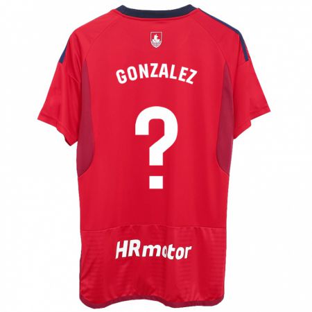 Kandiny Kinder Iker González #0 Rot Heimtrikot Trikot 2023/24 T-Shirt