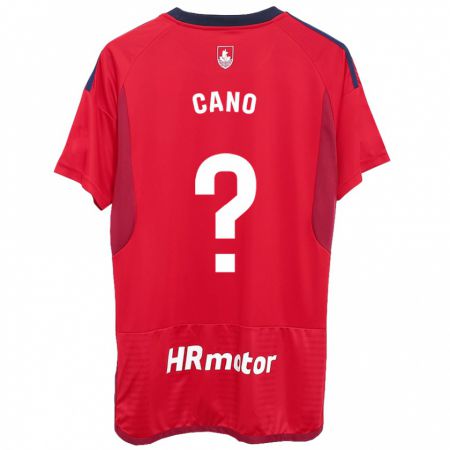 Kandiny Kinder Javi Caño #0 Rot Heimtrikot Trikot 2023/24 T-Shirt