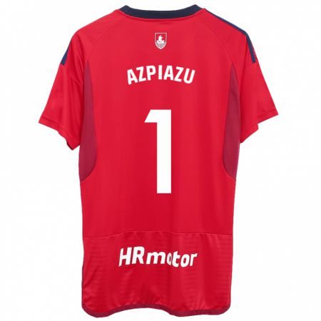 Kandiny Kinder Nahia Azpiazu Moreno #1 Rot Heimtrikot Trikot 2023/24 T-Shirt