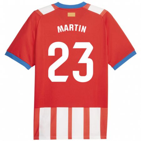 Kandiny Kinder Iván Martín #23 Rot-Weiss Heimtrikot Trikot 2023/24 T-Shirt