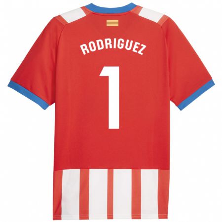 Kandiny Kinder Maria Rodríguez #1 Rot-Weiss Heimtrikot Trikot 2023/24 T-Shirt