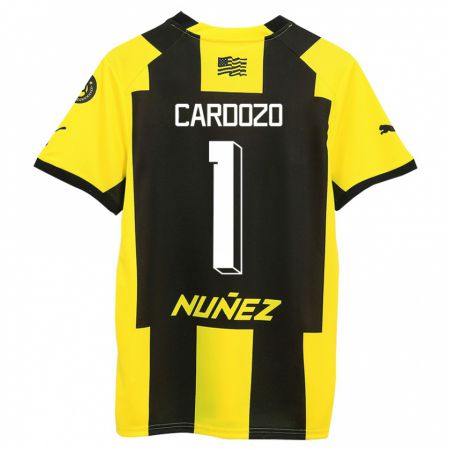 Kandiny Kinder Thiago Cardozo #1 Gelb Schwarz Heimtrikot Trikot 2023/24 T-Shirt