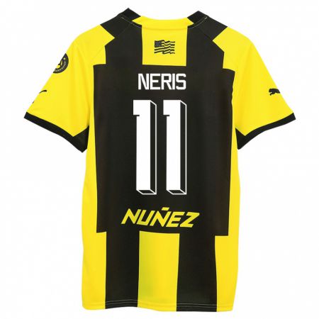Kandiny Kinder José Neris #11 Gelb Schwarz Heimtrikot Trikot 2023/24 T-Shirt
