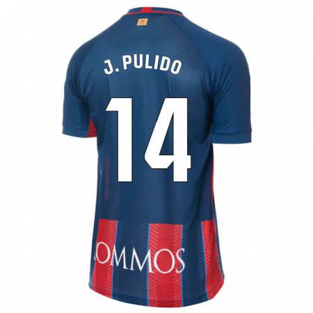 Kandiny Kinder Jorge Pulido #14 Marine Heimtrikot Trikot 2023/24 T-Shirt