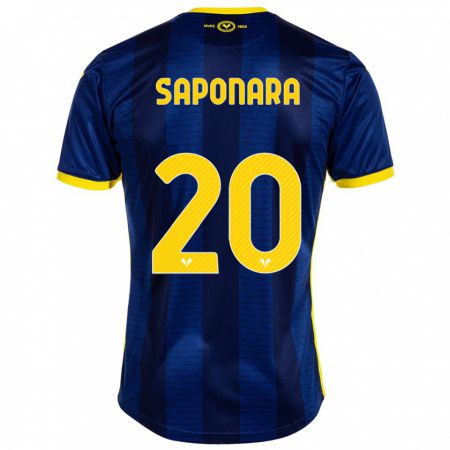 Kandiny Kinder Riccardo Saponara #20 Marine Heimtrikot Trikot 2023/24 T-Shirt