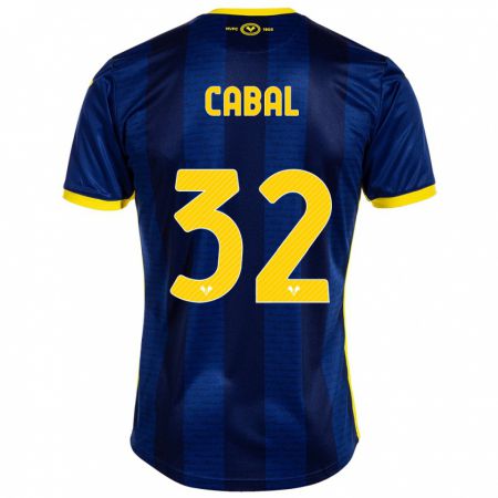 Kandiny Kinder Juan Cabal #32 Marine Heimtrikot Trikot 2023/24 T-Shirt