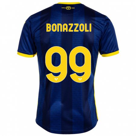 Kandiny Kinder Federico Bonazzoli #99 Marine Heimtrikot Trikot 2023/24 T-Shirt