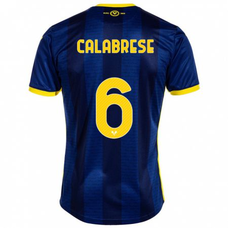 Kandiny Kinder Nicolò Calabrese #6 Marine Heimtrikot Trikot 2023/24 T-Shirt