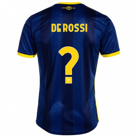 Kandiny Kinder Michele De Rossi #0 Marine Heimtrikot Trikot 2023/24 T-Shirt