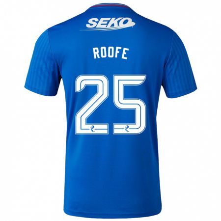 Kandiny Kinder Kemar Roofe #25 Blau Heimtrikot Trikot 2023/24 T-Shirt