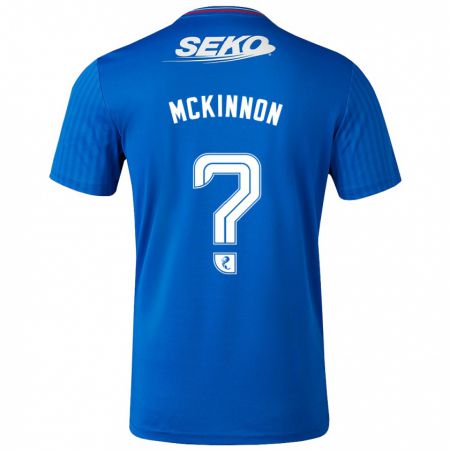 Kandiny Kinder Cole Mckinnon #0 Blau Heimtrikot Trikot 2023/24 T-Shirt