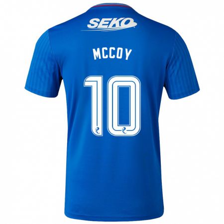 Kandiny Kinder Kayla Mccoy #10 Blau Heimtrikot Trikot 2023/24 T-Shirt