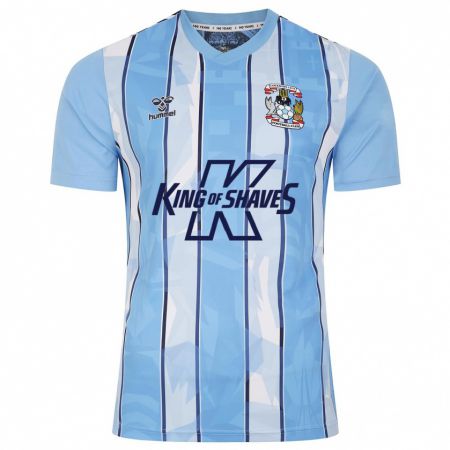 Kandiny Kinder Milan Van Ewijk #27 Himmelblau Heimtrikot Trikot 2023/24 T-Shirt