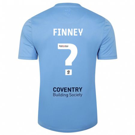 Kandiny Kinder Charlie Finney #0 Himmelblau Heimtrikot Trikot 2023/24 T-Shirt