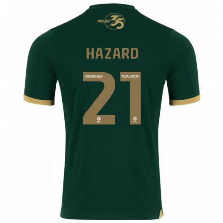 Kandiny Kinder Conor Hazard #21 Grün Heimtrikot Trikot 2023/24 T-Shirt