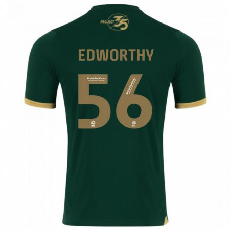 Kandiny Kinder Kieran Edworthy #56 Grün Heimtrikot Trikot 2023/24 T-Shirt