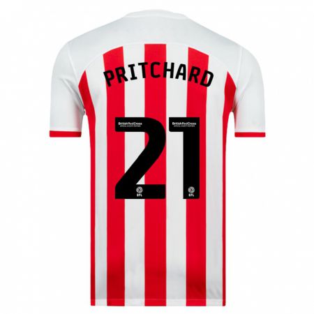 Kandiny Kinder Alex Pritchard #21 Weiß Heimtrikot Trikot 2023/24 T-Shirt