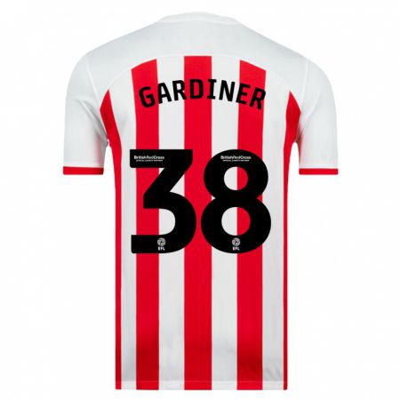 Kandiny Kinder Harry Gardiner #38 Weiß Heimtrikot Trikot 2023/24 T-Shirt