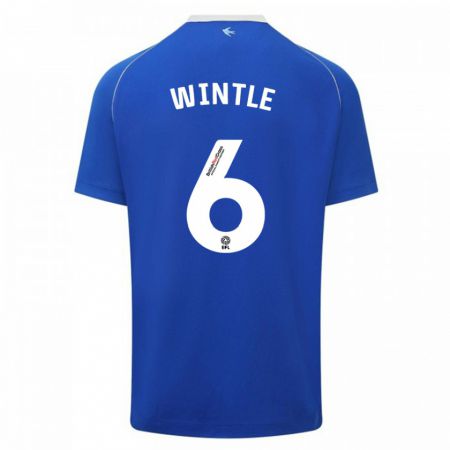 Kandiny Kinder Ryan Wintle #6 Blau Heimtrikot Trikot 2023/24 T-Shirt