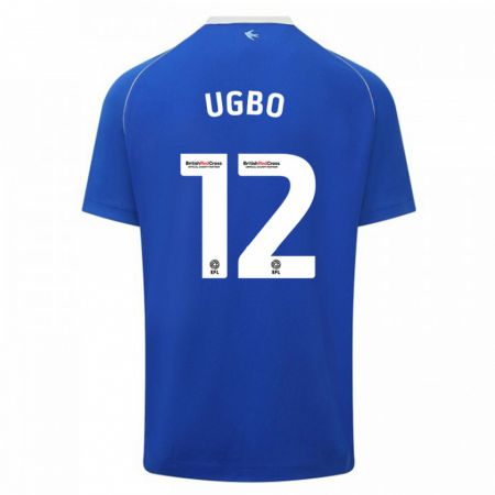 Kandiny Kinder Iké Ugbo #12 Blau Heimtrikot Trikot 2023/24 T-Shirt