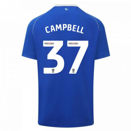 Kandiny Kinder Vontae Daley-Campbell #37 Blau Heimtrikot Trikot 2023/24 T-Shirt