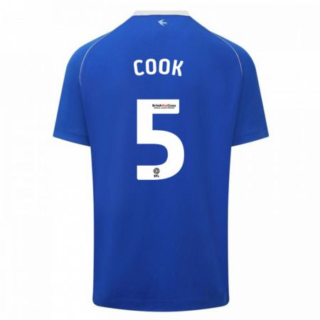 Kandiny Kinder Freddie Cook #5 Blau Heimtrikot Trikot 2023/24 T-Shirt