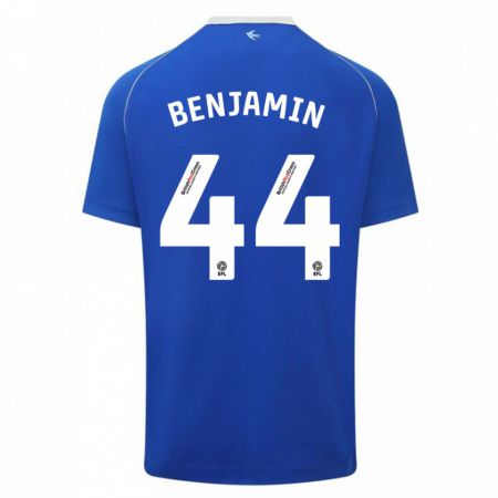 Kandiny Kinder Xavier Benjamin #44 Blau Heimtrikot Trikot 2023/24 T-Shirt