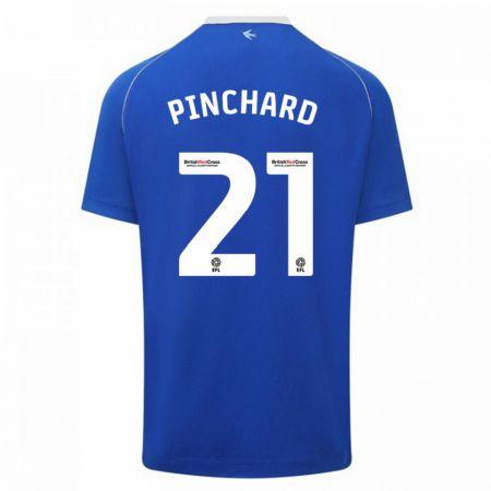 Kandiny Kinder Cerys Pinchard #21 Blau Heimtrikot Trikot 2023/24 T-Shirt