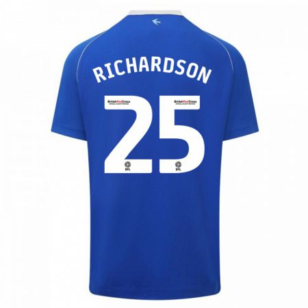 Kandiny Kinder Tija Richardson #25 Blau Heimtrikot Trikot 2023/24 T-Shirt